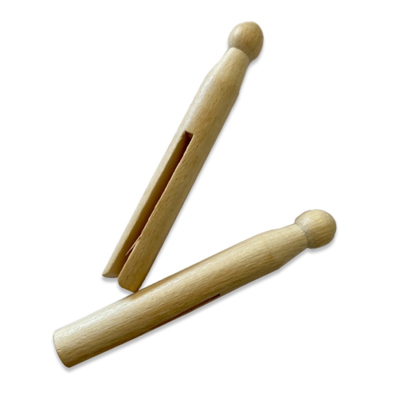 Pince à linge en bois pour fermer les sacs kraft